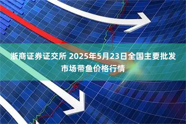 浙商证券证交所 2025年5月23日全国主要批发市场带鱼价格行情